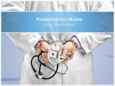 Doctor handcuffs Editable PowerPoint Template