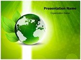 Green globe Editable Template