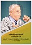 Coughing Pulmonary Disease Editable Template