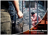 Prison Cell Editable PowerPoint Template