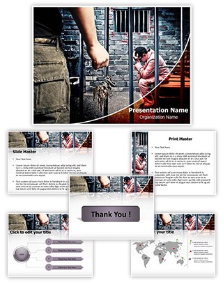 Prison Cell Editable PowerPoint Template