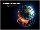 Global Warming Concept Editable PowerPoint Template