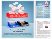 Email Filter for Spam Editable PowerPoint Template