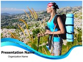 Traveling Backpack Editable PowerPoint Template