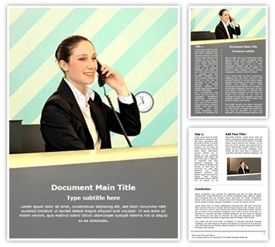 Front Office Editable Word Template