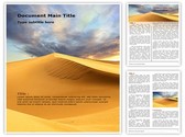 African Desert Editable PowerPoint Template