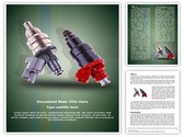 Fuel Injector Editable PowerPoint Template