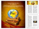 Global Gold Market Editable PowerPoint Template