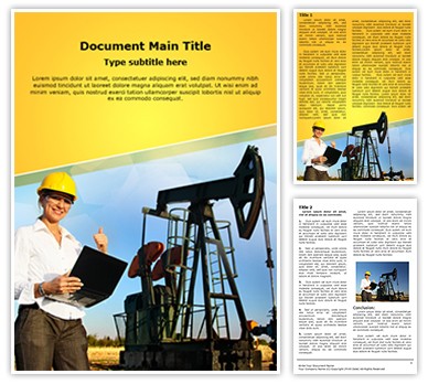 Engineer Oilfield Editable Word Template