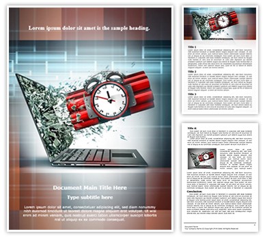 Digital Terrorism Editable Word Template