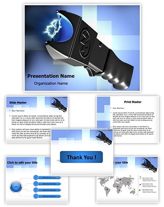 Stun Gun Editable PowerPoint Template