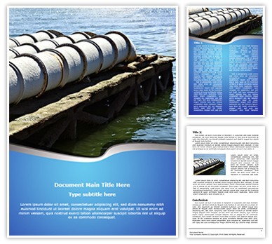 Sewage System Editable Word Template