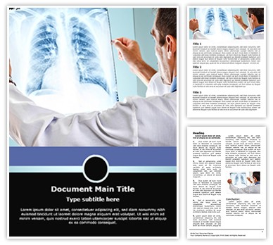 Pulmonary Embolism Editable Word Template