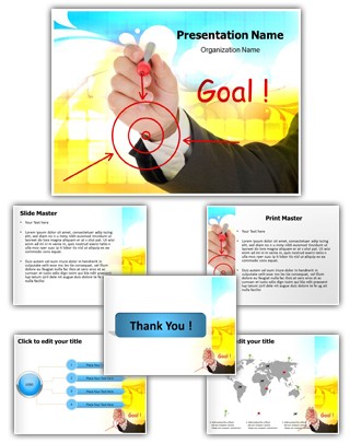 Business Goal Editable PowerPoint Template