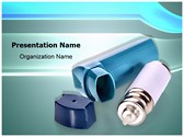 Asthma Inhaler Editable PowerPoint Template