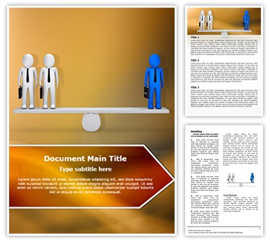 People on Seesaw Editable Word Template