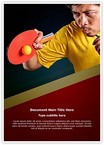 Ping Pong Ball Editable Template
