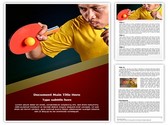 Ping Pong Ball Editable PowerPoint Template