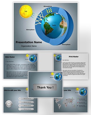 Greenhouse Effect Editable PowerPoint Template