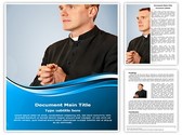 Priest Rosary Editable PowerPoint Template