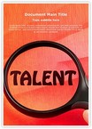 Talent Editable Template