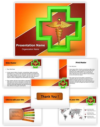 Healthcare Symbol Editable PowerPoint Template