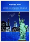 Manhattan Skyline Editable Template