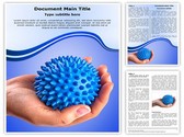 Massage Ball Editable PowerPoint Template