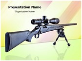 Sniper Rifle Editable PowerPoint Template