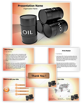 Lubricant Tank Editable PowerPoint Template