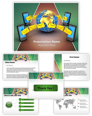 Mobile SMS Editable PowerPoint Template