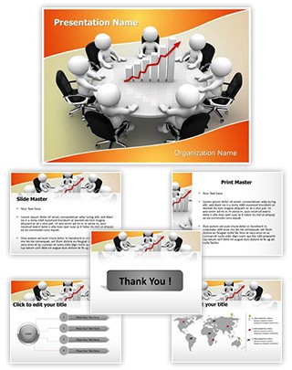 Sales team Meeting Editable PowerPoint Template