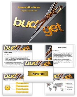 Budget Cut Editable PowerPoint Template