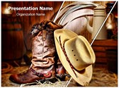 American Cowboy Editable Template