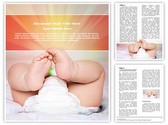 Baby Diapers Editable PowerPoint Template