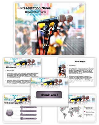 Public Speaking Editable PowerPoint Template