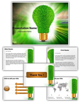 Renewable Green Energy Editable PowerPoint Template