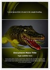 Chimera Genetics Frog Crocodile Editable Template