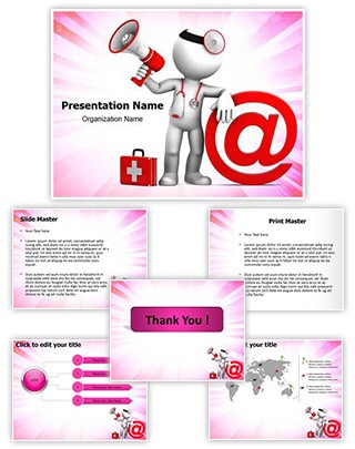 Medical Email Editable PowerPoint Template