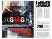 Cryptography Tab Editable PowerPoint Template