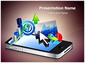 Business Phone Editable PowerPoint Template