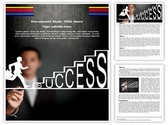 Climbing Success Editable PowerPoint Template