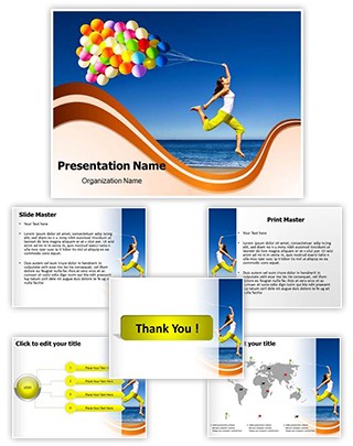 Happiness Editable PowerPoint Template