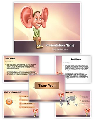 Listening Skills Editable PowerPoint Template