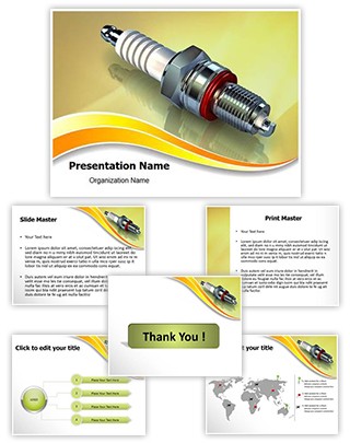 Spark Plug Editable PowerPoint Template