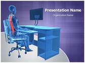 Correct Sitting Posture Editable PowerPoint Template