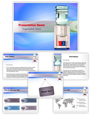 Water Cooler Editable PowerPoint Template