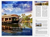 Kerala Tourism Editable PowerPoint Template