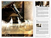 Metalworking Lathe Editable PowerPoint Template