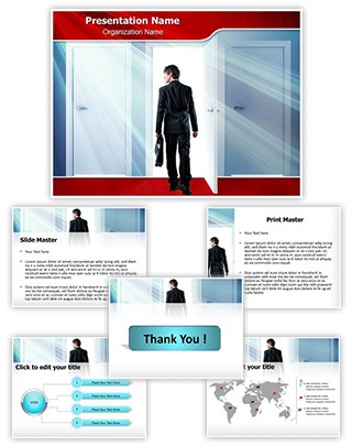 Door to Success Editable PowerPoint Template